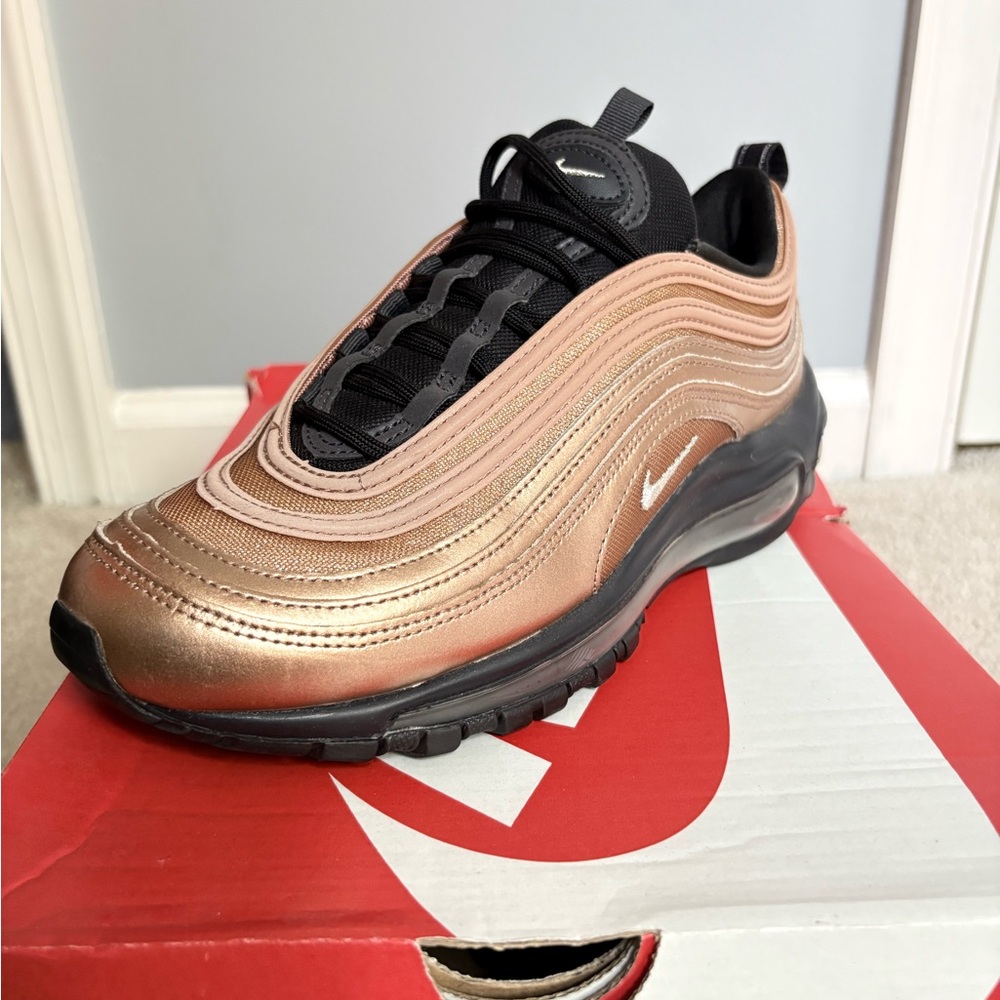 Nike Air Max 97 Bronze and Black Sneakers